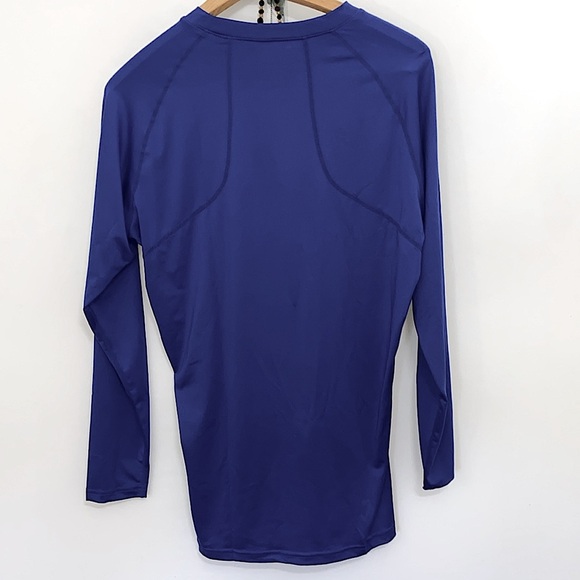 Men's  Athlio Navy Long Sleeve Shirt Sz Medium - Picture 4 of 5